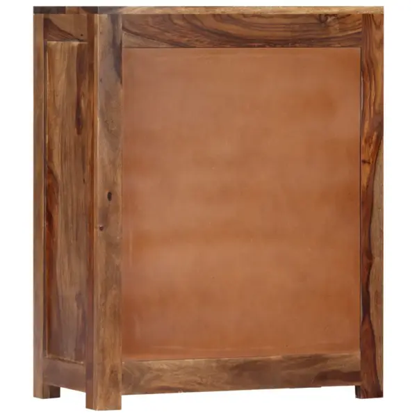 Akaatsiapuidust kummut sahtli ja kahe uksega, rombimustriga, 60 x 30 x 75 cm – 4