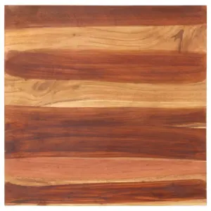 Akaatsiapuidust lauaplaat meekarva viimistlusega, 70 x 70 cm, paksus 25–27 mm