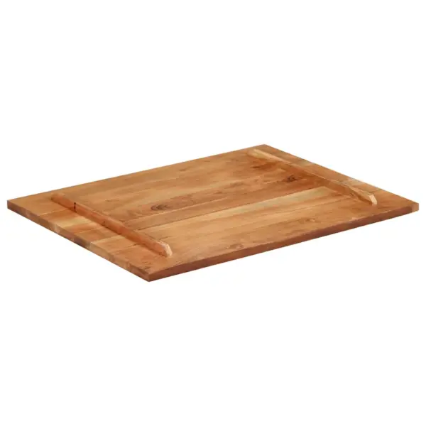 Ristkülikukujuline akaatsiapuidust lauaplaat, meekarva, 70 x 90 cm, 25–27 mm – 5