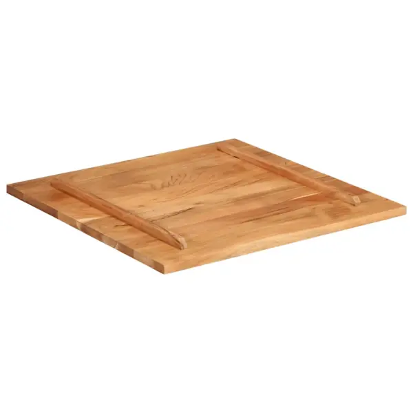Akaatsiapuidust lauaplaat meekarva viimistlusega, 80 x 80 cm, paksus 25–27 mm – 5