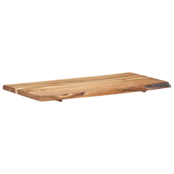 Akaatsiapuidust lauaplaat naturaalsete servadega, 118 x (50–60) x 3,8 cm – 7