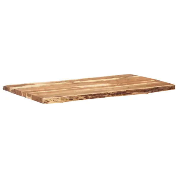 Akaatsiapuidust lauaplaat naturaalsete servadega, 118 x (50–60) x 3,8 cm – 9