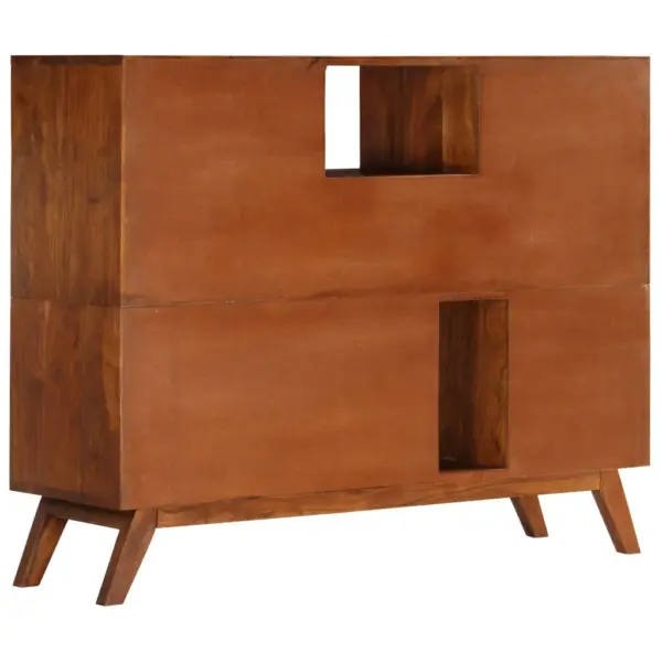 Retrostiilis akaatsiapuidust puhvetkapp, 115 x 35 x 86 cm – 4