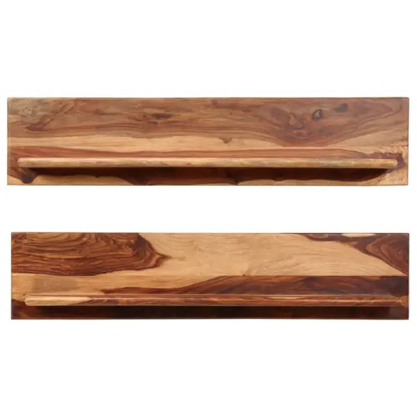 Seinariiulite komplekt akaatsiapuust, 2 tk, 118 x 26 x 20 cm - 3