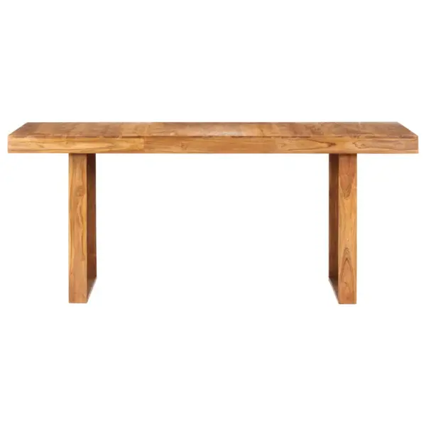 Retrostiilis akaatsiapuidust söögilaud, pruun, 180 x 90 x 75 cm – 2