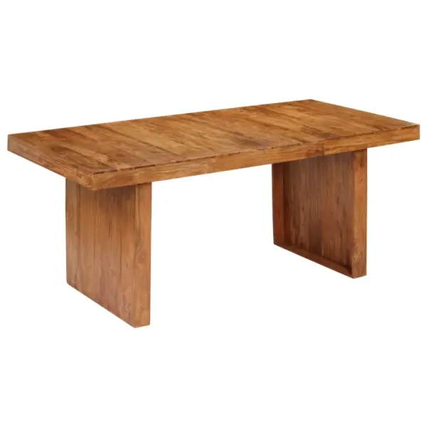 Retrostiilis akaatsiapuidust söögilaud, pruun, 180 x 90 x 75 cm – 11