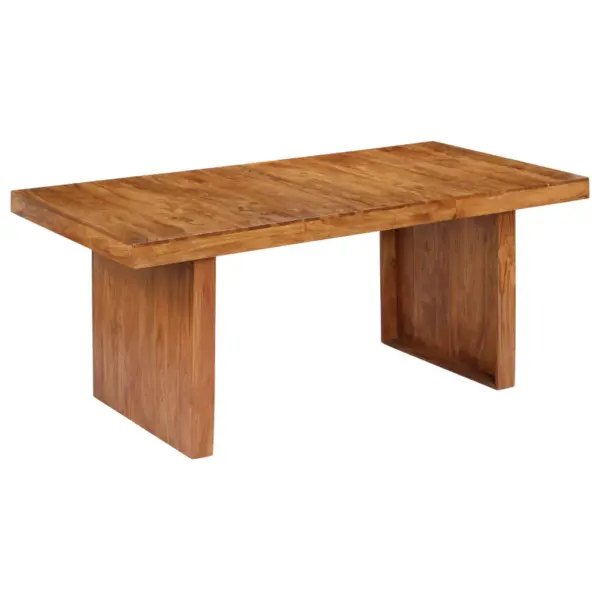 Retrostiilis akaatsiapuidust söögilaud, pruun, 180 x 90 x 75 cm – 12