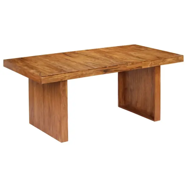 Retrostiilis akaatsiapuidust söögilaud, pruun, 180 x 90 x 75 cm – 13