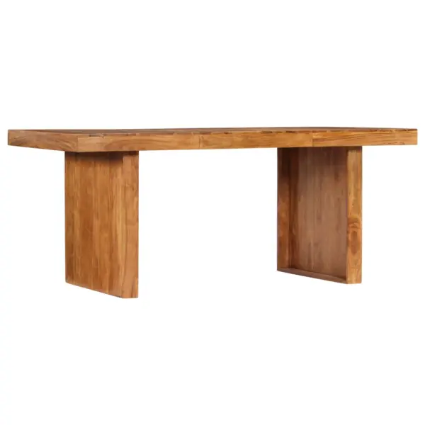 Retrostiilis akaatsiapuidust söögilaud, pruun, 180 x 90 x 75 cm – 3