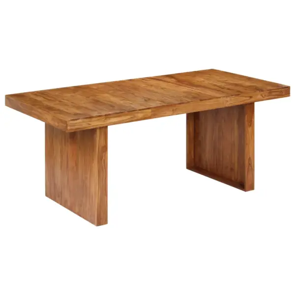 Retrostiilis akaatsiapuidust söögilaud, pruun, 180 x 90 x 75 cm – 9