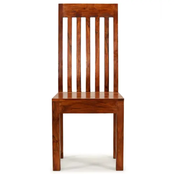 Modernsed akaatsiapuidust söögitoolid, 2 tk, meeviimistlusega, pruun, 43 x 43 x 104 cm – 2