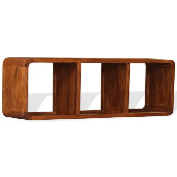 Telerikapp akaatsiapuidust, meeviimistlusega, 3 riiuliga, 120 x 30 x 40 cm – 2