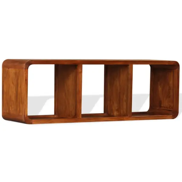 Telerikapp akaatsiapuidust, meeviimistlusega, 3 riiuliga, 120 x 30 x 40 cm – 3