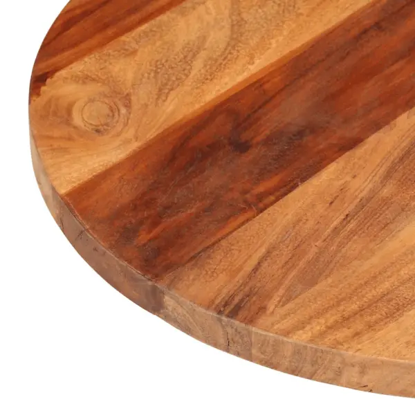 Ümmargune akaatsiapuidust lauaplaat, meekarva viimistlus, 60 cm, 25–27 mm – 4