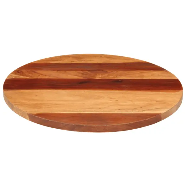 Ümmargune akaatsiapuidust lauaplaat, meekarva viimistlus, 60 cm, 25–27 mm – 6