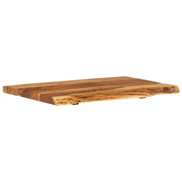 Akaatsiapuidust vannitoa kapiplaat, naturaalne serv, 80 x 52 x 3,8 cm – 12