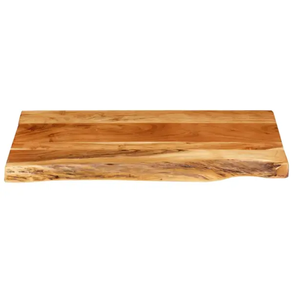 Akaatsiapuidust vannitoa kapiplaat, naturaalne serv, 80 x 52 x 3,8 cm – 3