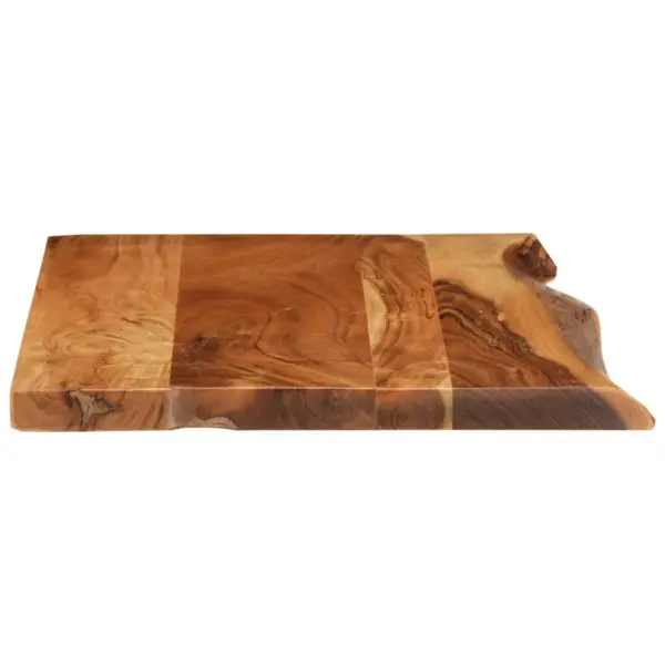 Akaatsiapuidust vannitoa kapiplaat, naturaalne serv, 80 x 52 x 3,8 cm – 4