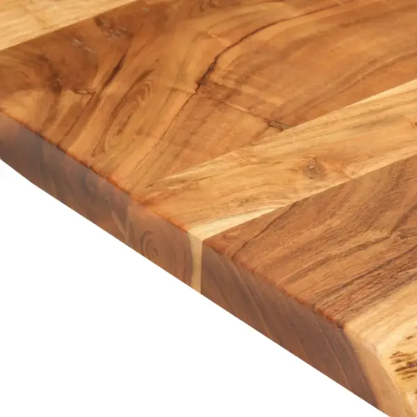 Akaatsiapuidust vannitoa kapiplaat, naturaalne serv, 80 x 52 x 3,8 cm – 5