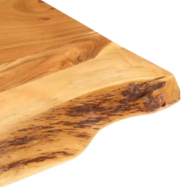 Akaatsiapuidust vannitoa kapiplaat, naturaalne serv, 80 x 52 x 3,8 cm – 6