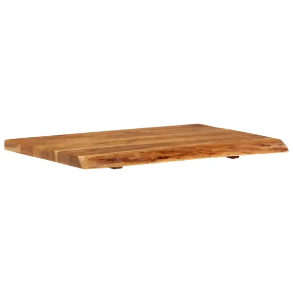 Akaatsiapuidust vannitoa kapiplaat, naturaalne serv, 80 x 52 x 3,8 cm – 8