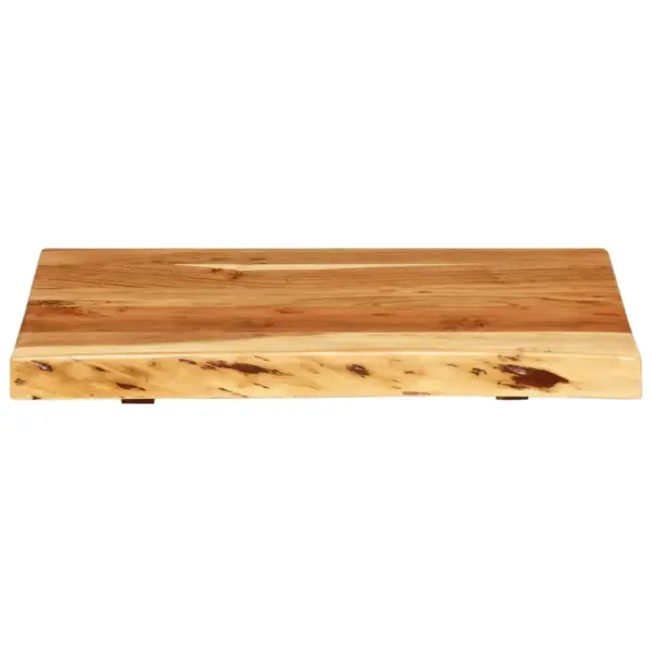 Akaatsiapuidust vannitoakapi plaat naturaalse servaga, 58 x 52 cm - 3