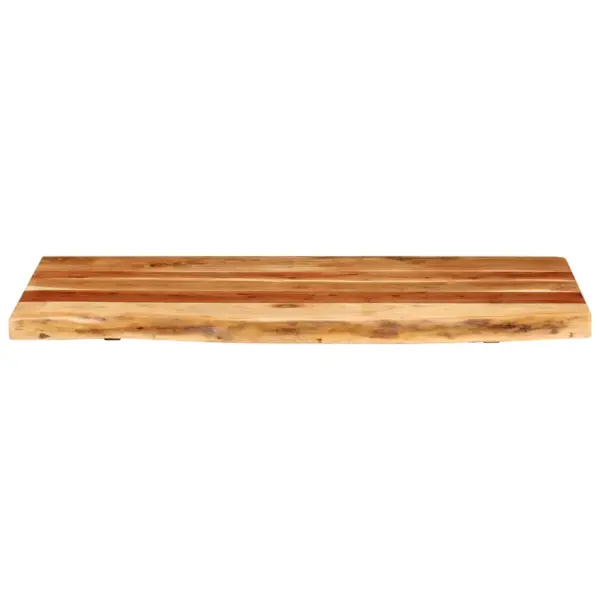 Akaatsiapuidust vannitoakapi tasapind naturaalse servaga, 100 x 52 x 3,8 cm - 3