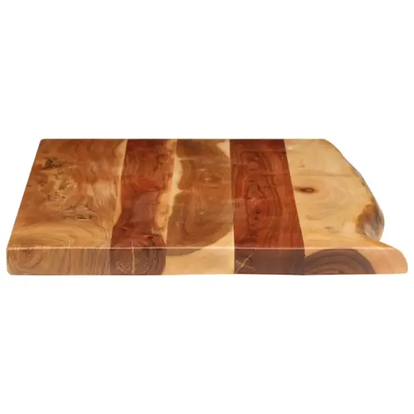 Akaatsiapuidust vannitoakapi tasapind naturaalse servaga, 100 x 52 x 3,8 cm - 4