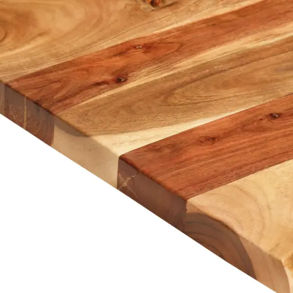 Akaatsiapuidust vannitoakapi tasapind naturaalse servaga, 100 x 52 x 3,8 cm - 5