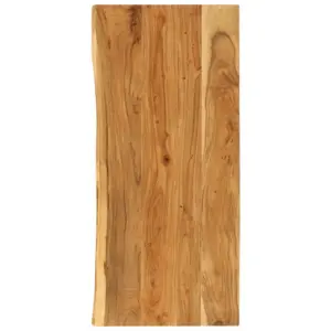 Akaatsiapuidust vannitoakapi tasapind naturaalse servaga, 114 x 52 x 2,5 cm