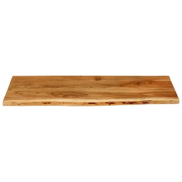 Akaatsiapuidust vannitoakapi tasapind naturaalse servaga, 114 x 52 x 2,5 cm – 3