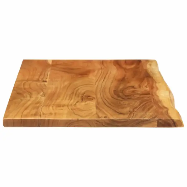 Akaatsiapuidust vannitoakapi tasapind naturaalse servaga, 114 x 52 x 2,5 cm – 4