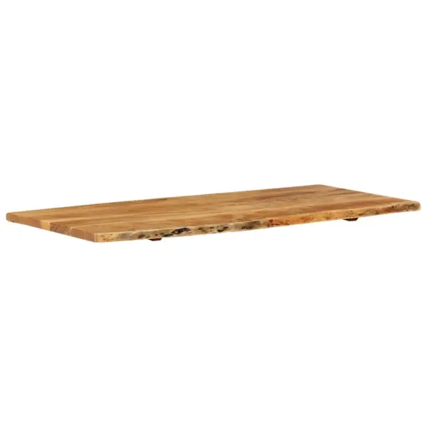 Akaatsiapuidust vannitoakapi tasapind naturaalse servaga, 114 x 52 x 2,5 cm – 8