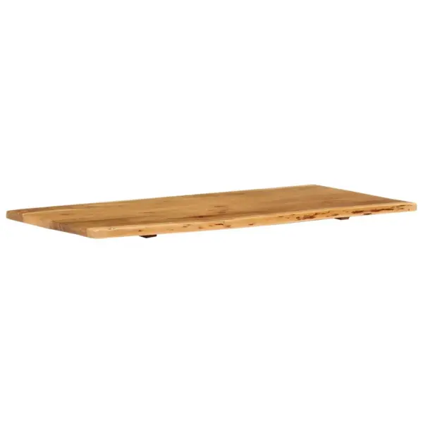 Akaatsiapuidust vannitoakapi tasapind naturaalse servaga, 114 x 52 x 2,5 cm – 9
