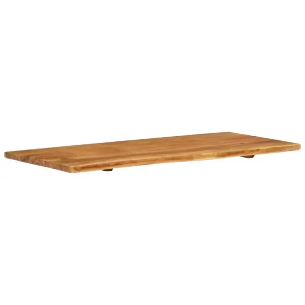 Akaatsiapuidust vannitoakapi tasapind naturaalse servaga, 114 x 52 x 2,5 cm – 10
