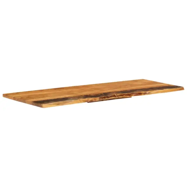 Akaatsiapuidust vannitoakapi tasapind naturaalse servaga, 140 x 52 x 2,5 cm – 11