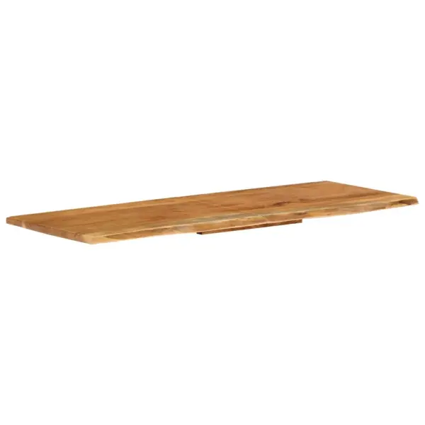 Akaatsiapuidust vannitoakapi tasapind naturaalse servaga, 140 x 52 x 2,5 cm – 12