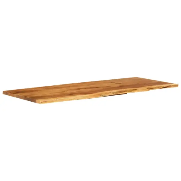 Akaatsiapuidust vannitoakapi tasapind naturaalse servaga, 140 x 52 x 2,5 cm – 8
