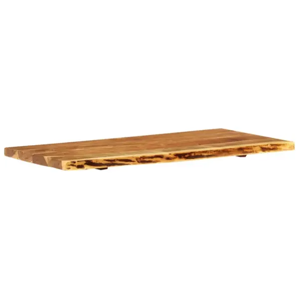 Akaatsiapuidust vannitoakapiplaat, naturaalne serv, 114 x 52 x 4 cm – 11