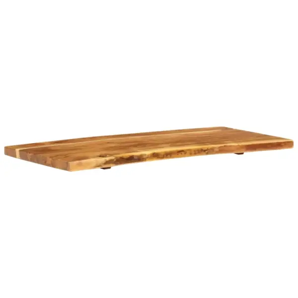 Akaatsiapuidust vannitoakapiplaat, naturaalne serv, 114 x 52 x 4 cm – 12