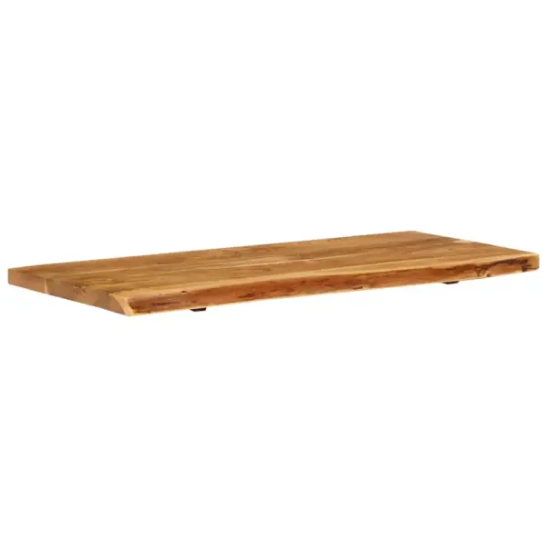 Akaatsiapuidust vannitoakapiplaat, naturaalne serv, 114 x 52 x 4 cm – 9