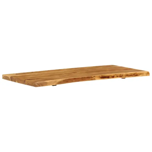 Akaatsiapuidust vannitoakapiplaat, naturaalne serv, 114 x 52 x 4 cm – 10