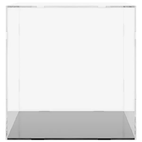Läbipaistev/must akrüülist vitriinkarp, 56 x 36 x 37 cm – 4