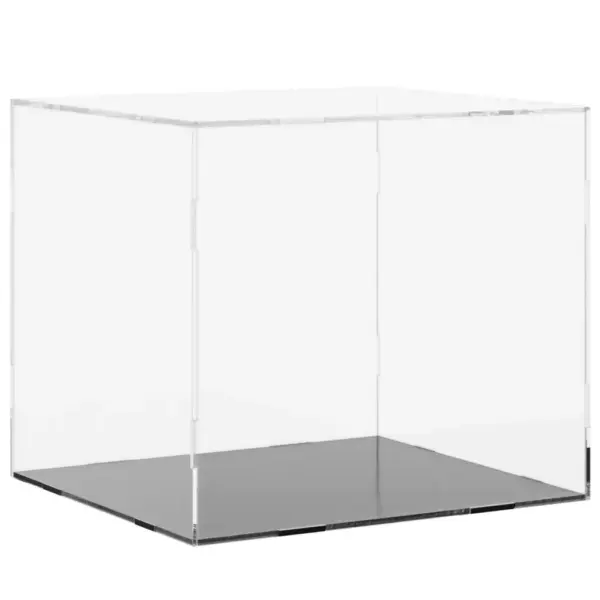Läbipaistev akrüülist vitriinkarp musta detailidega, 40 x 36 x 35 cm – 2