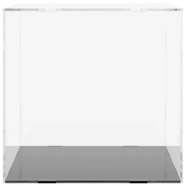 Läbipaistev akrüülist vitriinkarp musta detailidega, 40 x 36 x 35 cm – 4