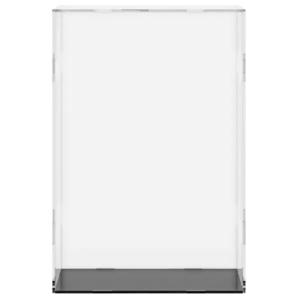 Akrüülist vitriinkarp kollektsioonidele, läbipaistev-must, 17 x 12 x 25 cm – 3