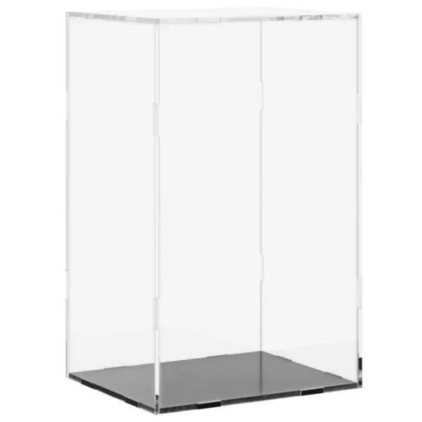 Läbipaistev akrüülist vitriinkast musta põhjaga, 22 x 18 x 35 cm – 2
