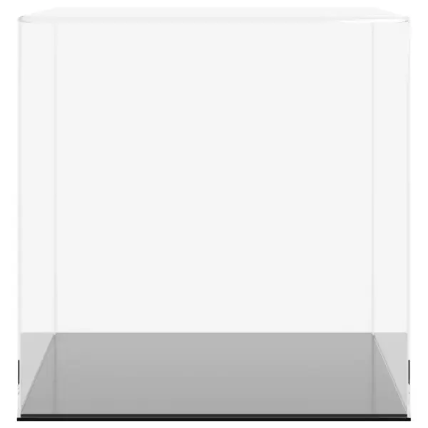 Akrüülist vitriinkast kollektsioonidele, läbipaistev/must, 56 x 36 x 37 cm – 4