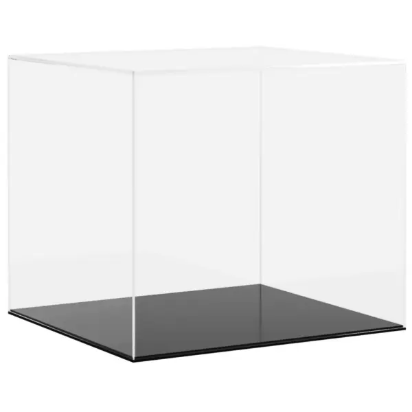 Läbipaistev akrüülist vitriinkast musta põhjaga, 40 x 36 x 35 cm – 2