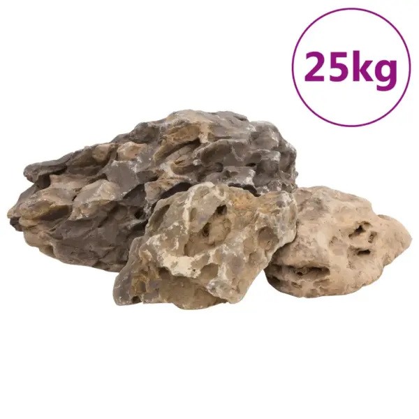 Looduslikud akvaariumi dragonkivid, hall, 10–40 cm, 25 kg – 2